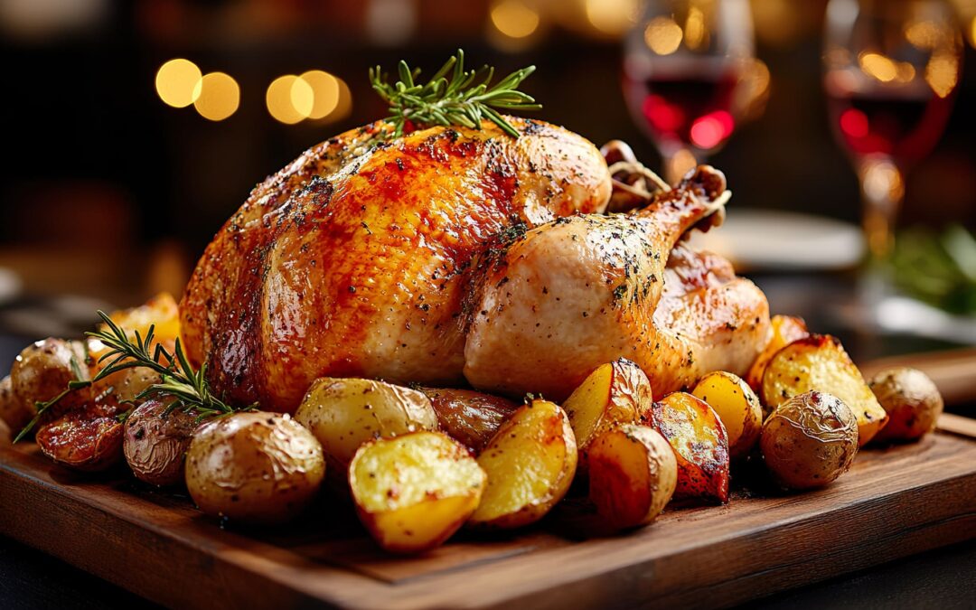 Herb-Roasted Chicken with Cabernet Franc Inspiration