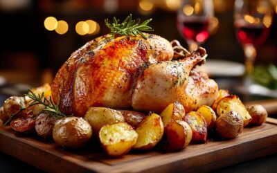 Herb-Roasted Chicken with Cabernet Franc Inspiration