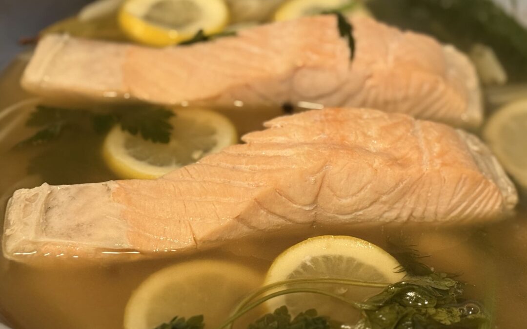 Perfectly Poached Salmon in White Wine: A Simple Yet Elegant Dish